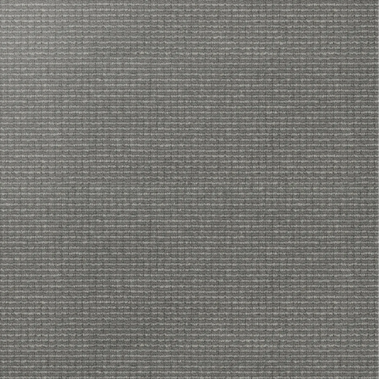 Close up of grey wool carpet showing light stripe pattern.