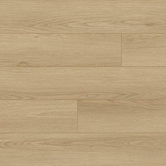Light oak wood flooring planks with a natural grain pattern in warm beige and light brown tones.