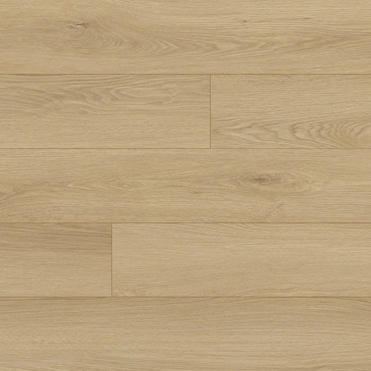 Light oak wood flooring planks with a natural grain pattern in warm beige and light brown tones.