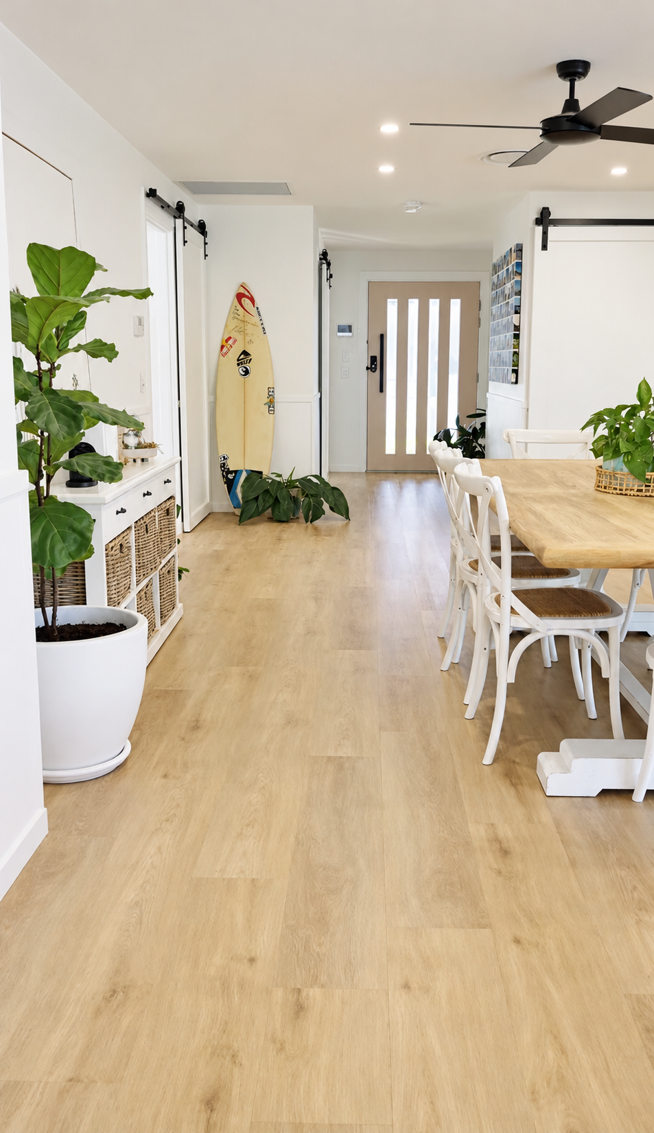 Natural Oak Hybrid Flooring - Limited Stock 413 sqm