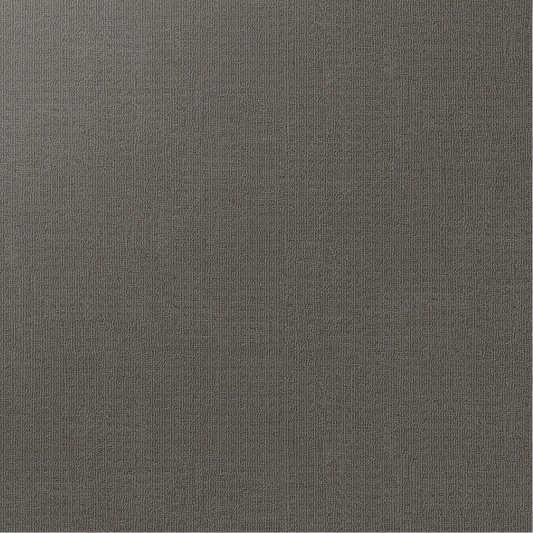Swatch of Redbook Carpets Genesis textured loop-pile polypropylene carpet in Agate, showing a mid-tone neutral brown grey with subtle pattern and low looped texture.
