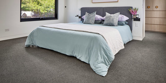 Bedroom with Allena Carpet by Redbook