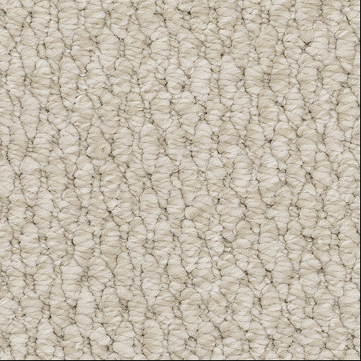 Textured beige carpet.