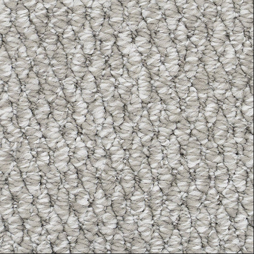 Textured gray carpet.