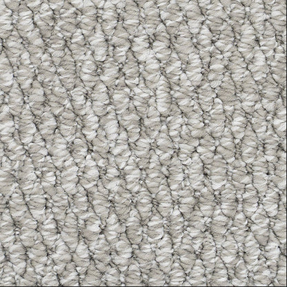 Textured gray carpet.