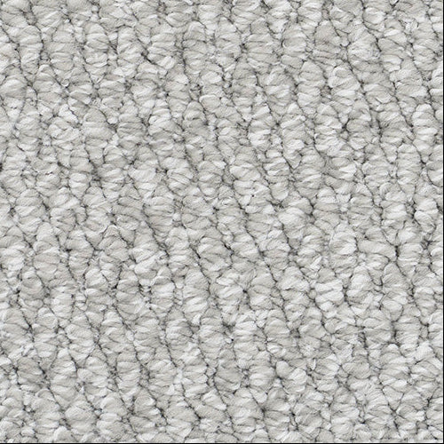 Textured gray carpet.
