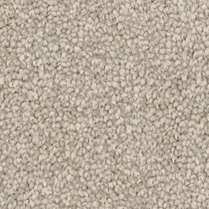 Close-up of beige carpet texture