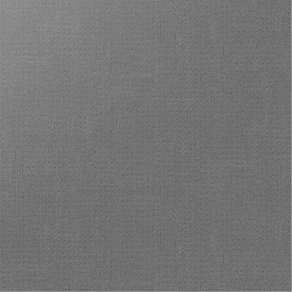 Swatch of Redbook Carpets Genesis loop-pile polypropylene carpet in Fossil, showing a textured light grey colour with a low looped square pattern.