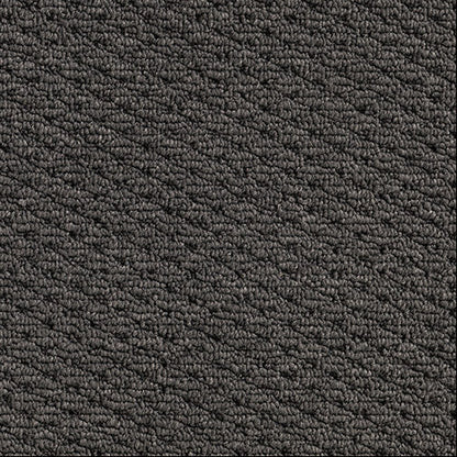 Patterned Loop Pile Carpet in the colour Ash Grey. 