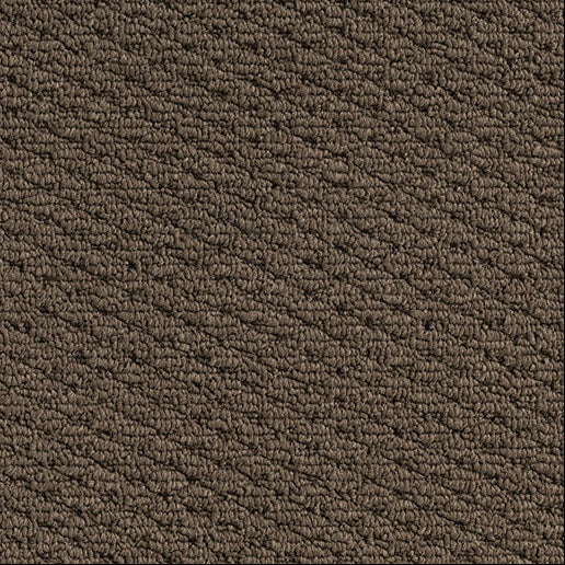 Patterned Loop Pile Carpet in the colour French Toast, brown. 