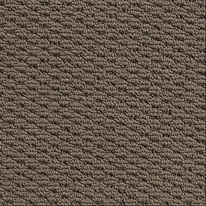 Patterned Loop Pile Carpet in Seagrass a light brown.