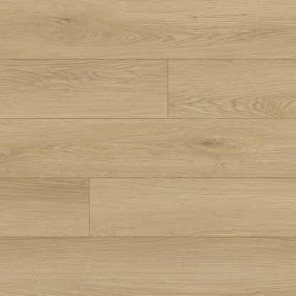 Light oak wood flooring planks with a natural grain pattern in warm beige and light brown tones.