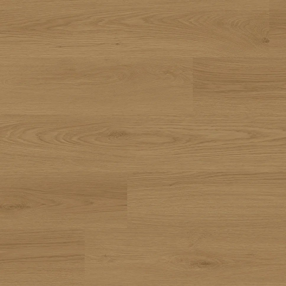 Light brown laminate flooring planks with a natural oak grain texture.