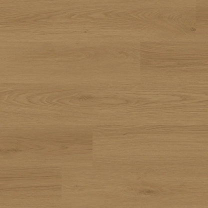 Light brown laminate flooring planks with a natural oak grain texture.