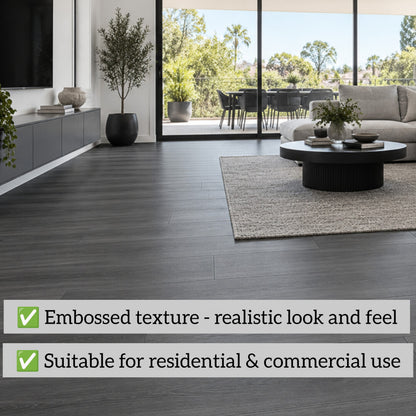 Midnight Oak Vinyl Plank - Limited Stock 270 sqm