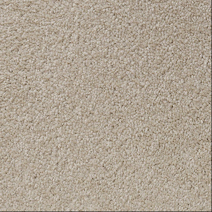 Solution Dyed Nylon, Cut Pile Twist light beige carpet swatch in Evening Haze from Pacific range. 