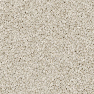 Close-up of light off white carpet. 