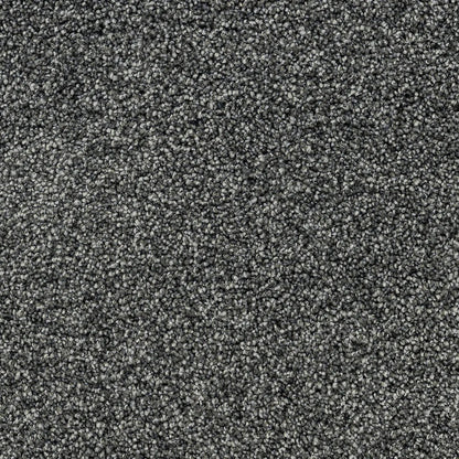 Close-up of grey flecked carpet.