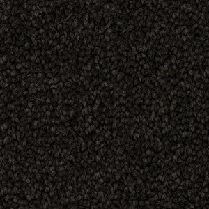 Close-up of cut pile twist capet colour Raven.