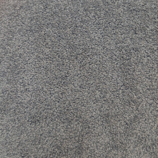 Gray brown textured cut pile twist carpet 