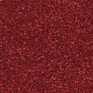 Close-up of a textured red carpet