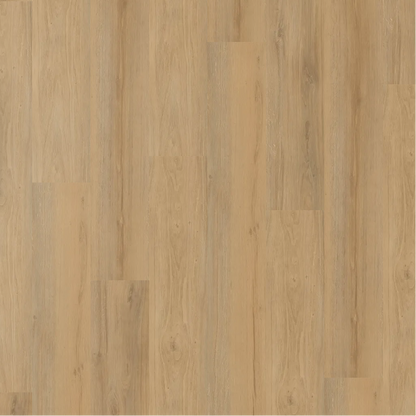 Close up of vinyl plank Tan Hardwood.