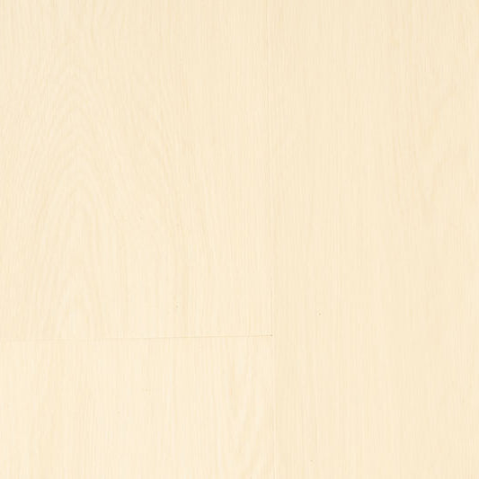 Light beige wood look flooring planks with a subtle natural grain texture.