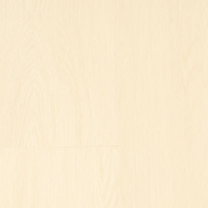 Light beige wood look flooring planks with a subtle natural grain texture.
