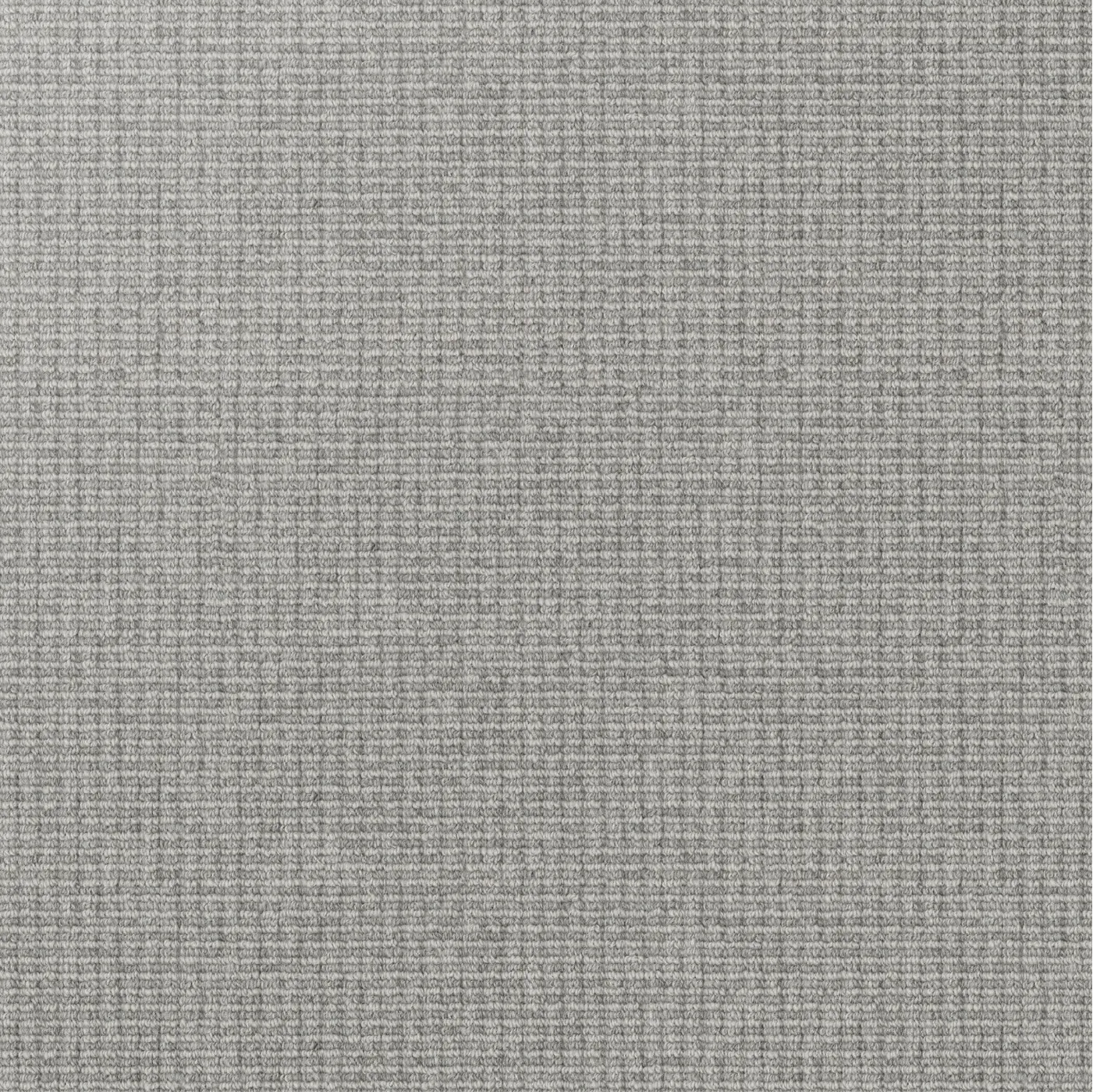 Close up of a light grey wool carpet with light stripe design. 